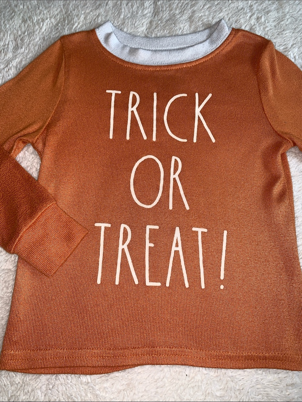 Rae Dunn Halloween Pajama Loungewear Top 4T